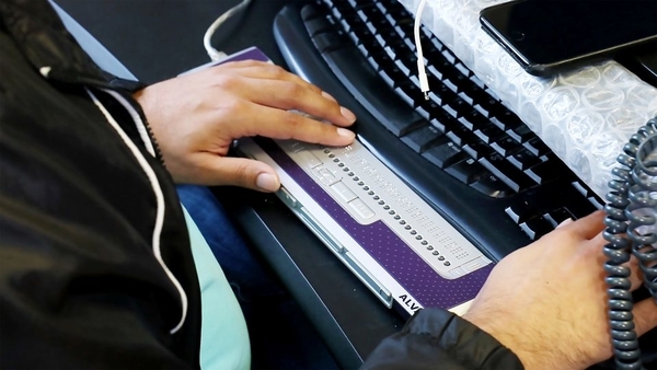 apple google microsoft braille display