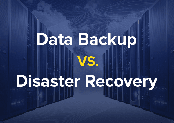 backup vs disaster recovery