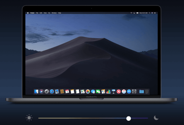 macOS mojave darkmode