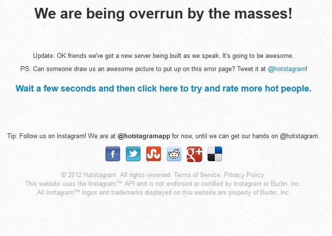 hotstagram-server-down