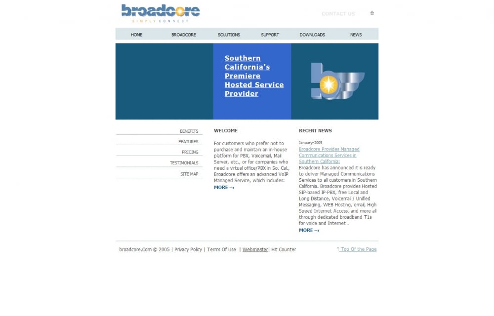 Broadcore Website