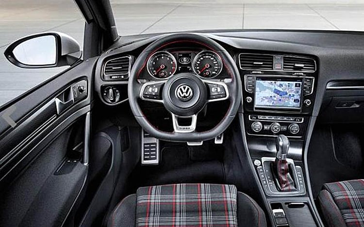 vw gti interior