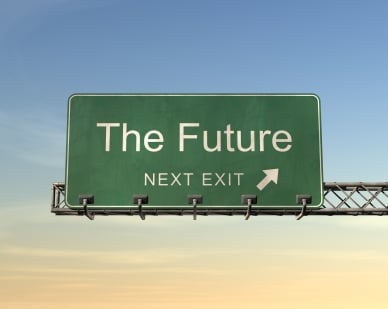 the future next exit sign