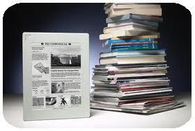 Books in a pile