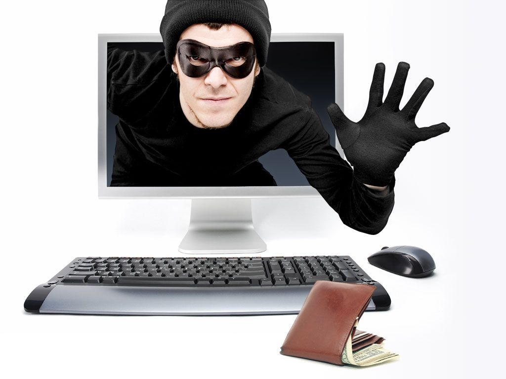 cyber thief hacking