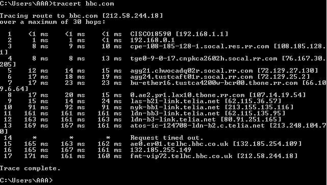 How To Check Network Hops » Foundationpattern