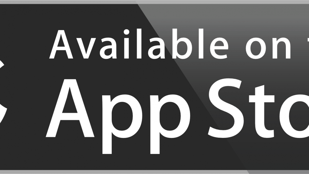 Available on the App Store black