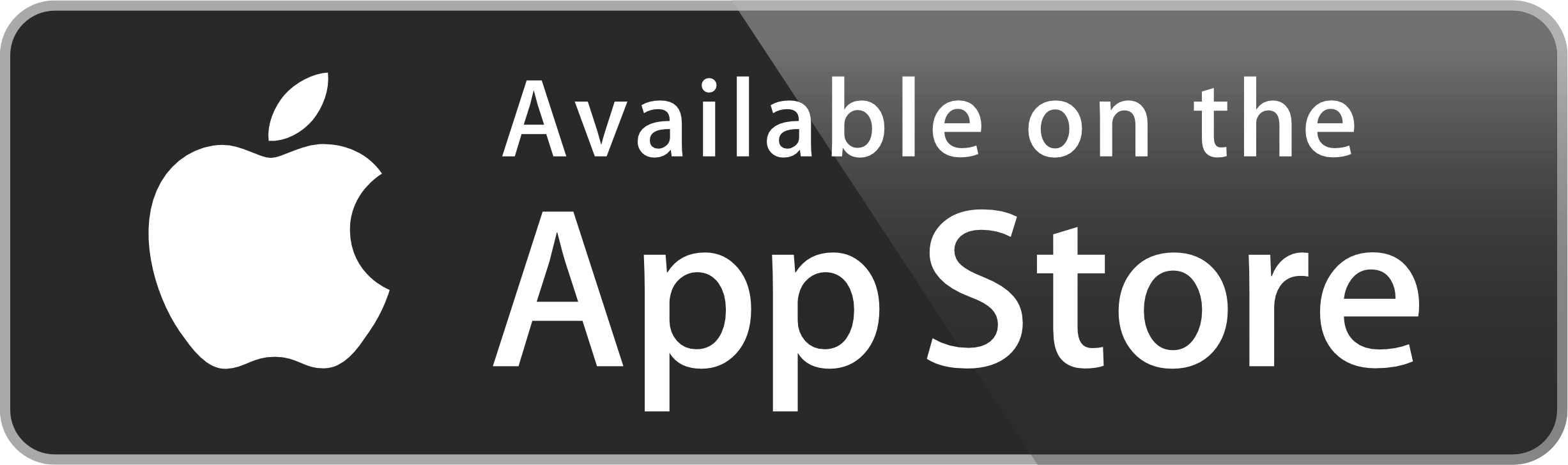 Available on the App Store black