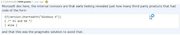 windows 9 developer on reddit