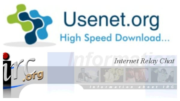 irc usenet logos