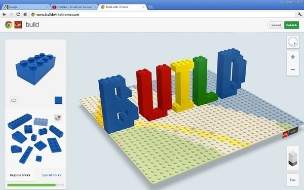 build legos with google