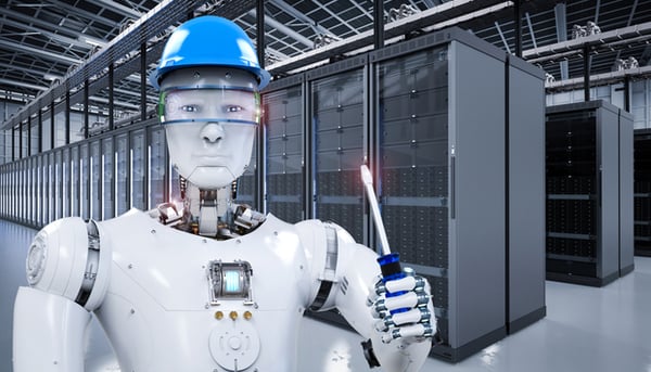 AI robot data center