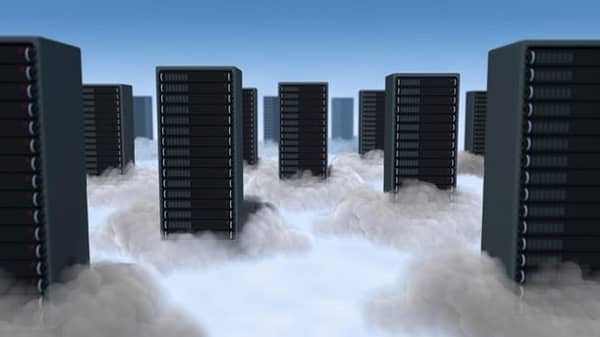 data center in the clouds